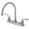 Kingston Brass 8" Centerset Kitchen Faucet, Brushed Nickel KB798RXLLS - alternate 1